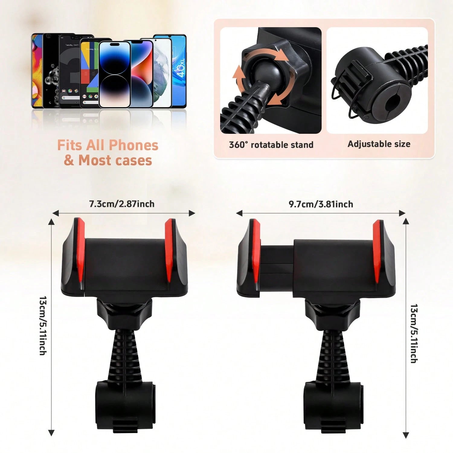 10 Inch Adjustable 3-Color LED Ring Light With Flexible Tripod & Phone Holder – Perfect For Selfies, Vlogging, Interviews, And Live Streaming Suitable For Photography, Video Recording, Live Streaming