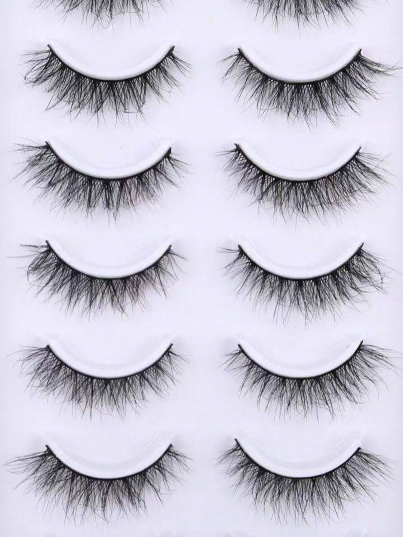 10 Pairs Crisscross Messy Eyelashes Full Strip Lashes That Elongate And Thicken The Outer Corners For A Foxy-Eye Lifting Effect.