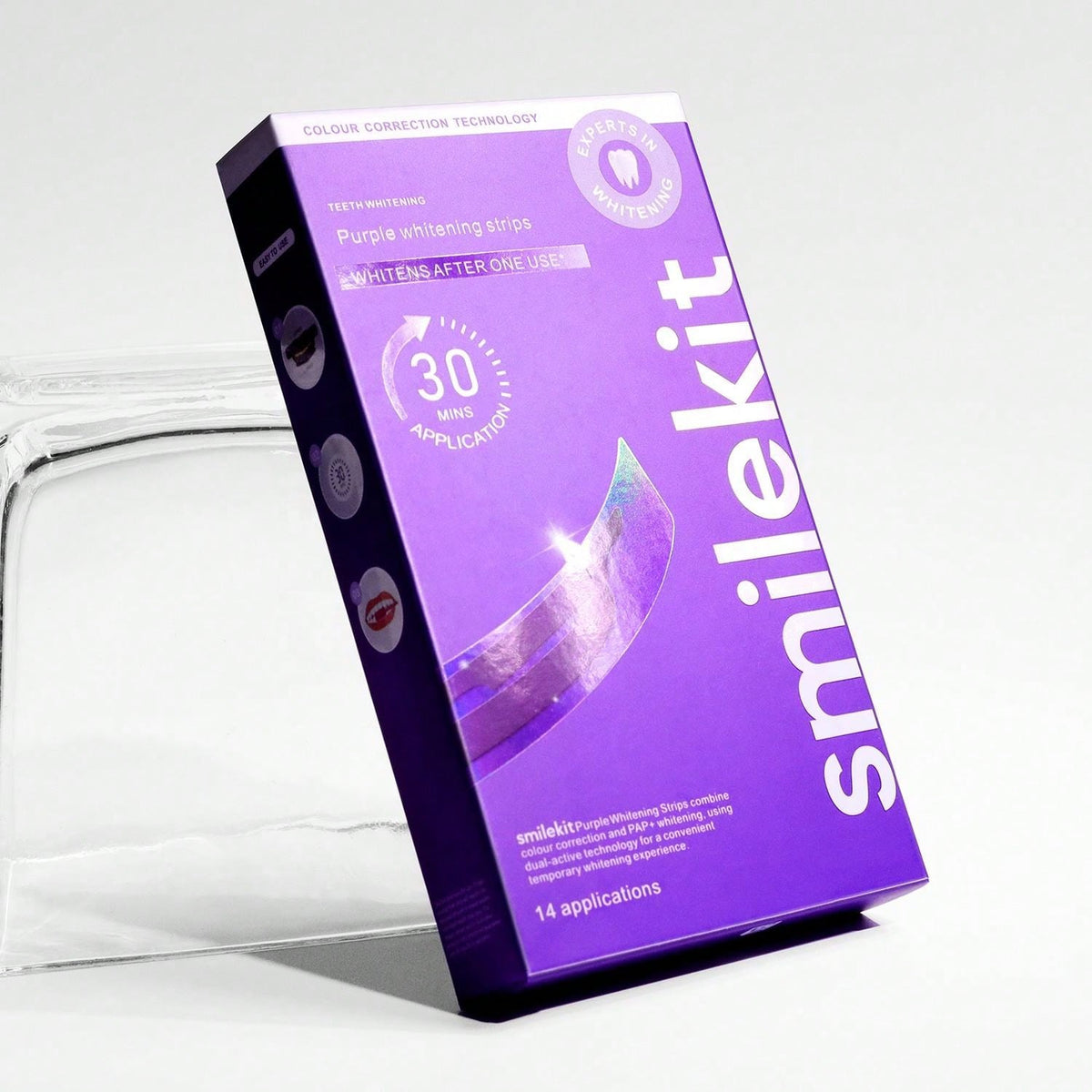 10 Pairs Purple Teeth Whitening Strips, Deep Cleaning, Oral Care, Freshens Breath, Teeth Whitening Strips For Travel And Home Use