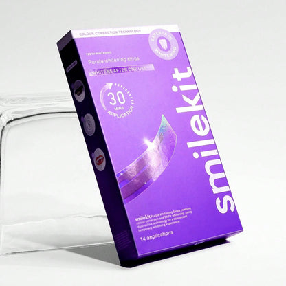 10 Pairs Purple Teeth Whitening Strips, Deep Cleaning, Oral Care, Freshens Breath, Teeth Whitening Strips For Travel And Home Use