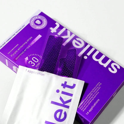 10 Pairs Purple Teeth Whitening Strips, Deep Cleaning, Oral Care, Freshens Breath, Teeth Whitening Strips For Travel And Home Use