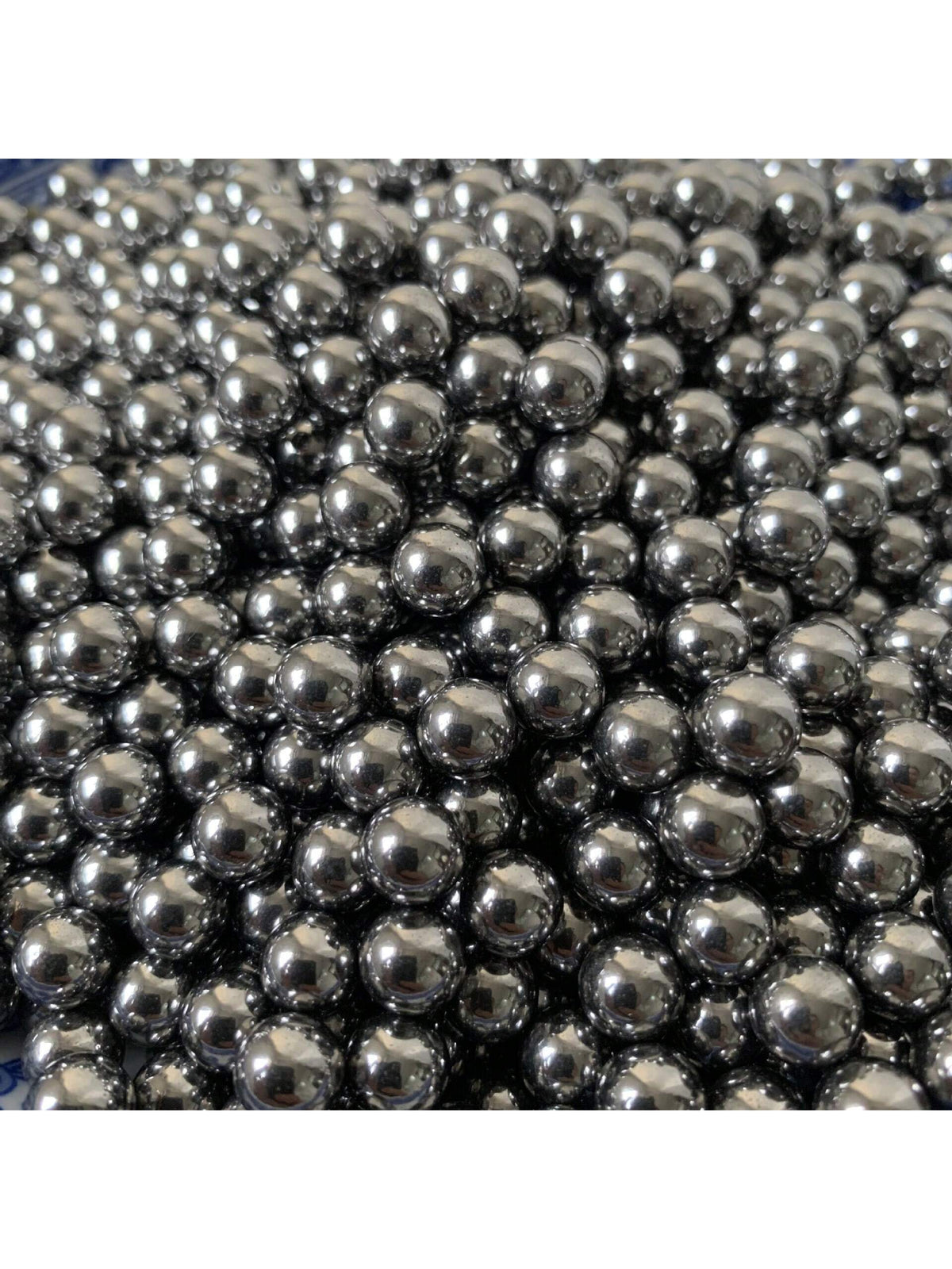 100pcs Carbon Steel Slingshot Ammo Balls, 4mm/5mm/6mm/7mm/8mm/9mm/10mm Hardened Solid Steel Bearings, Wear Resistant Slingshot Marbles