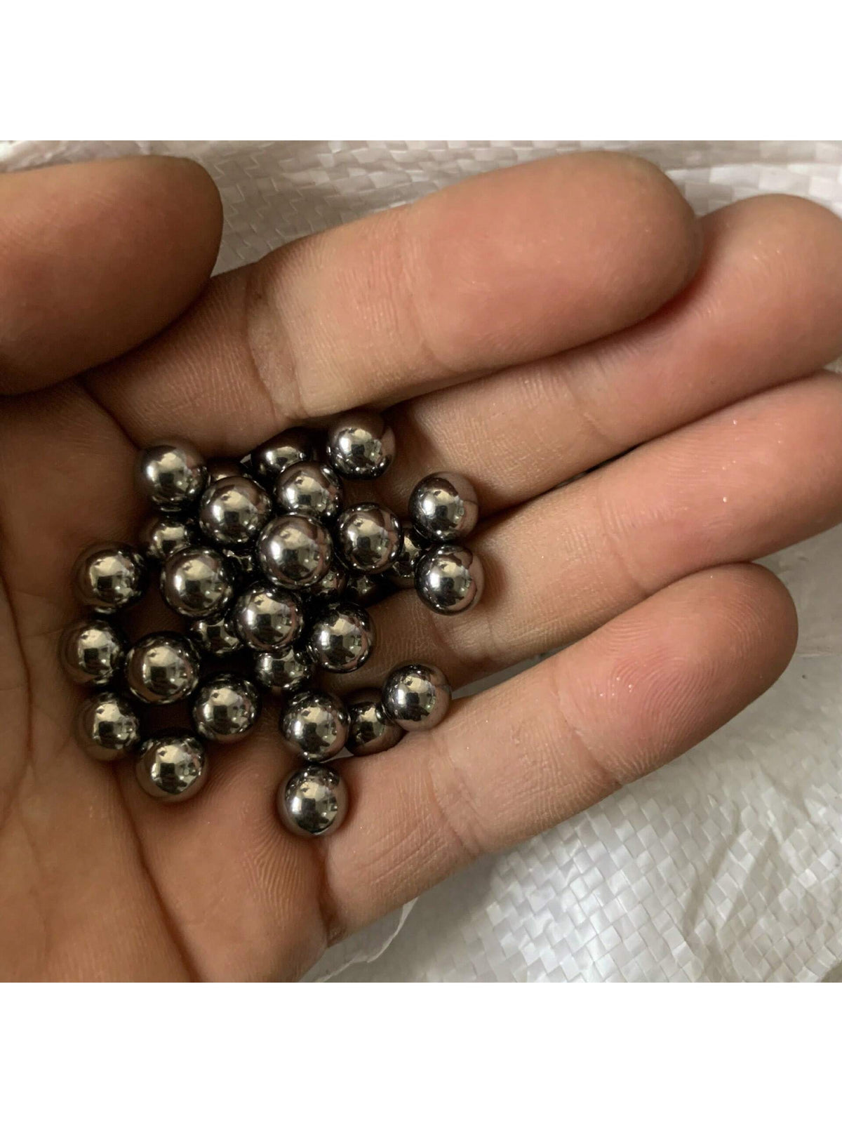 100pcs Carbon Steel Slingshot Ammo Balls, 4mm/5mm/6mm/7mm/8mm/9mm/10mm Hardened Solid Steel Bearings, Wear Resistant Slingshot Marbles