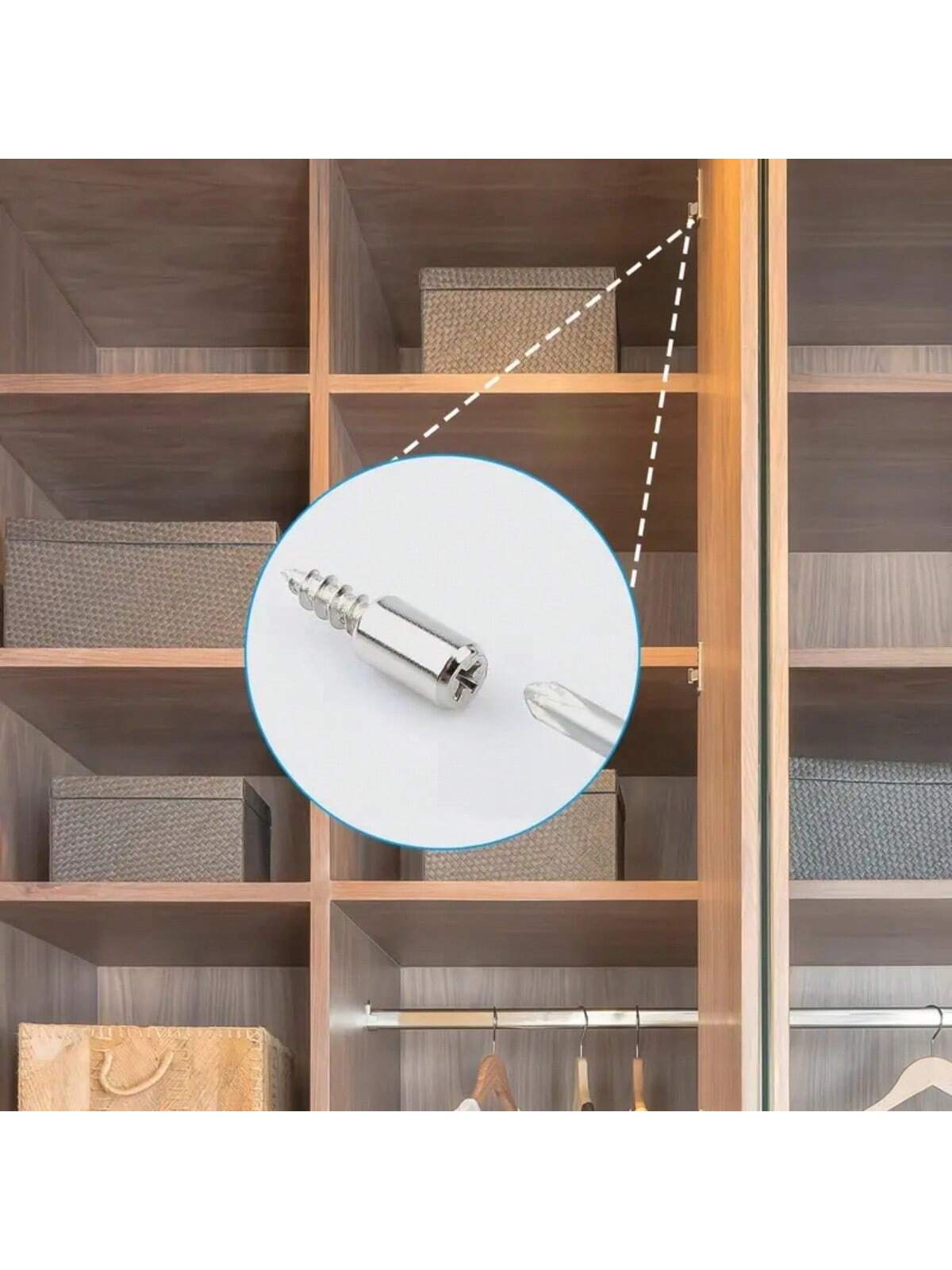 100pcs Steel Cabinet Shelf Support With Self-Tapping Screw And Anti-Slip Plywood Support, Ideal For Glass Furniture, Ensuring Maximum Stability And Easy Installation
