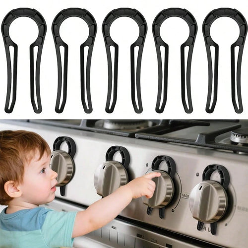 10pcs Gas Stove Knob Protectors, Universal Stove Knob Covers, Child Safety Locks For Gas Stove/Oven Knobs, Prevent Children/Pets From Touching, Suitable For Oven/Stove/Gas Cooktop