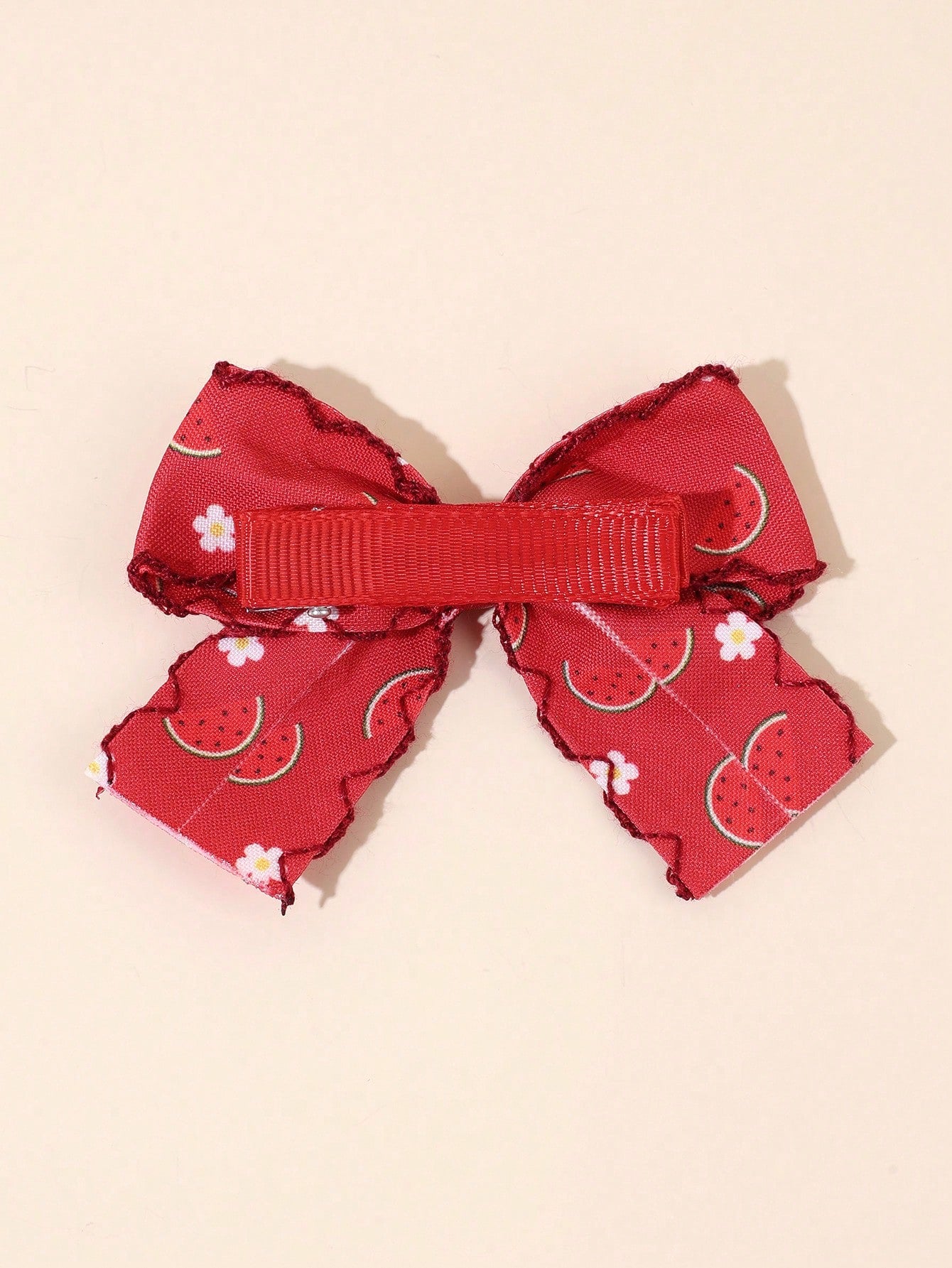 10pcs/Set Girls Fruit Hair Clips, Cute Fruit Bow Hair Clips, Candy Color Fruit Hair Pins With Embroidery Ruffle Edge, Toddler Hair Accessories For Holiday Party