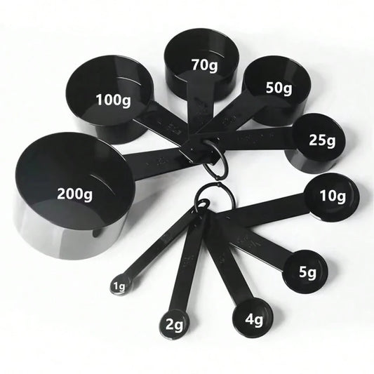 10pcs/Set Measuring Tools Kitchen Measuring Spoons Teaspoon Sugar Scoop Cake Baking Flour Measuring Cups Kitchen Spoons