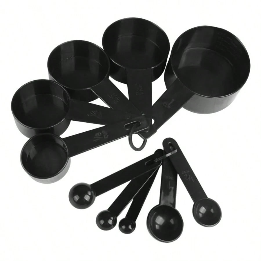 10pcs/Set Measuring Tools Kitchen Measuring Spoons Teaspoon Sugar Scoop Cake Baking Flour Measuring Cups Kitchen Spoons