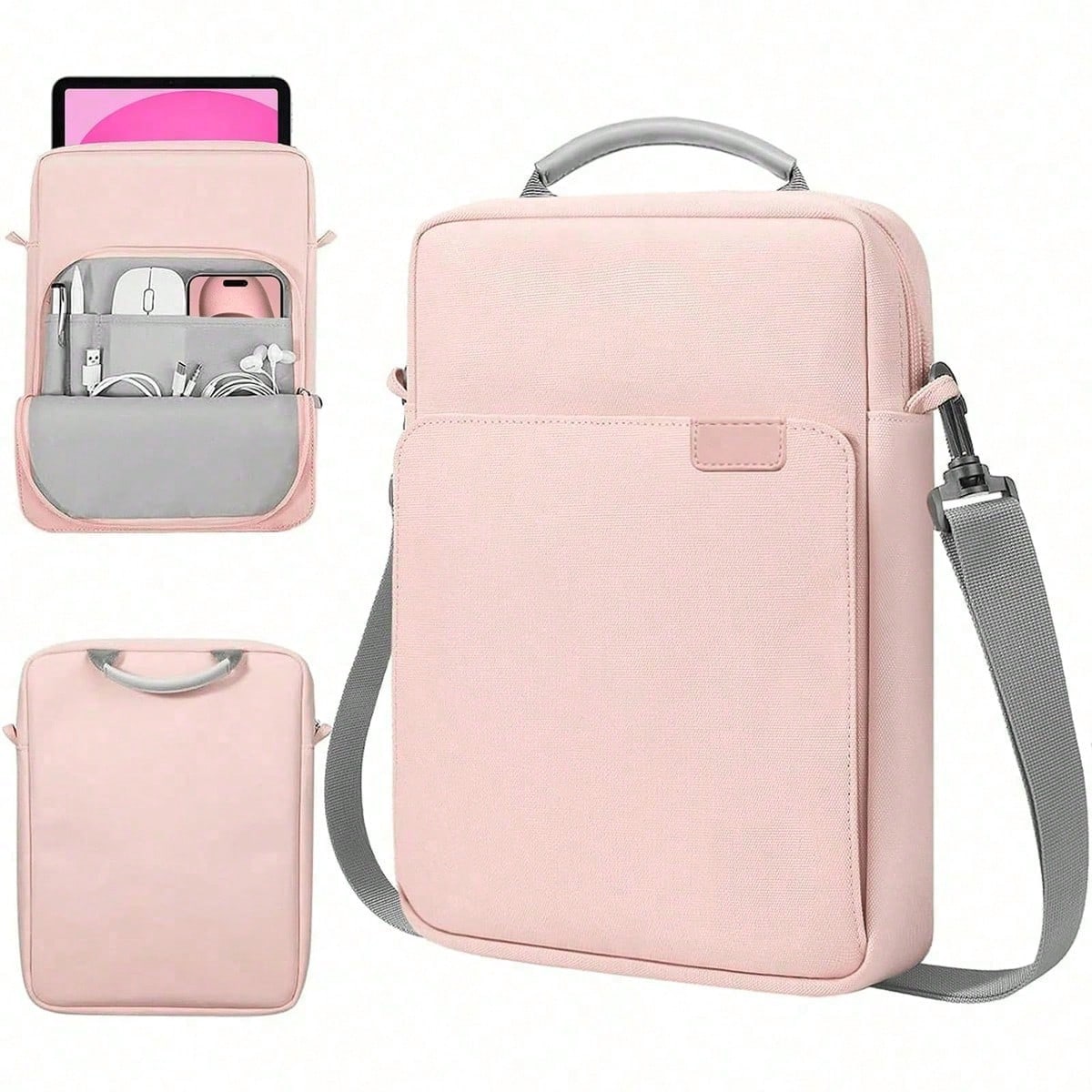 11" Tablet Sleeve Case With Shoulder Strap – Compatible With IPad, Galaxy, Kindle & Android Tablets