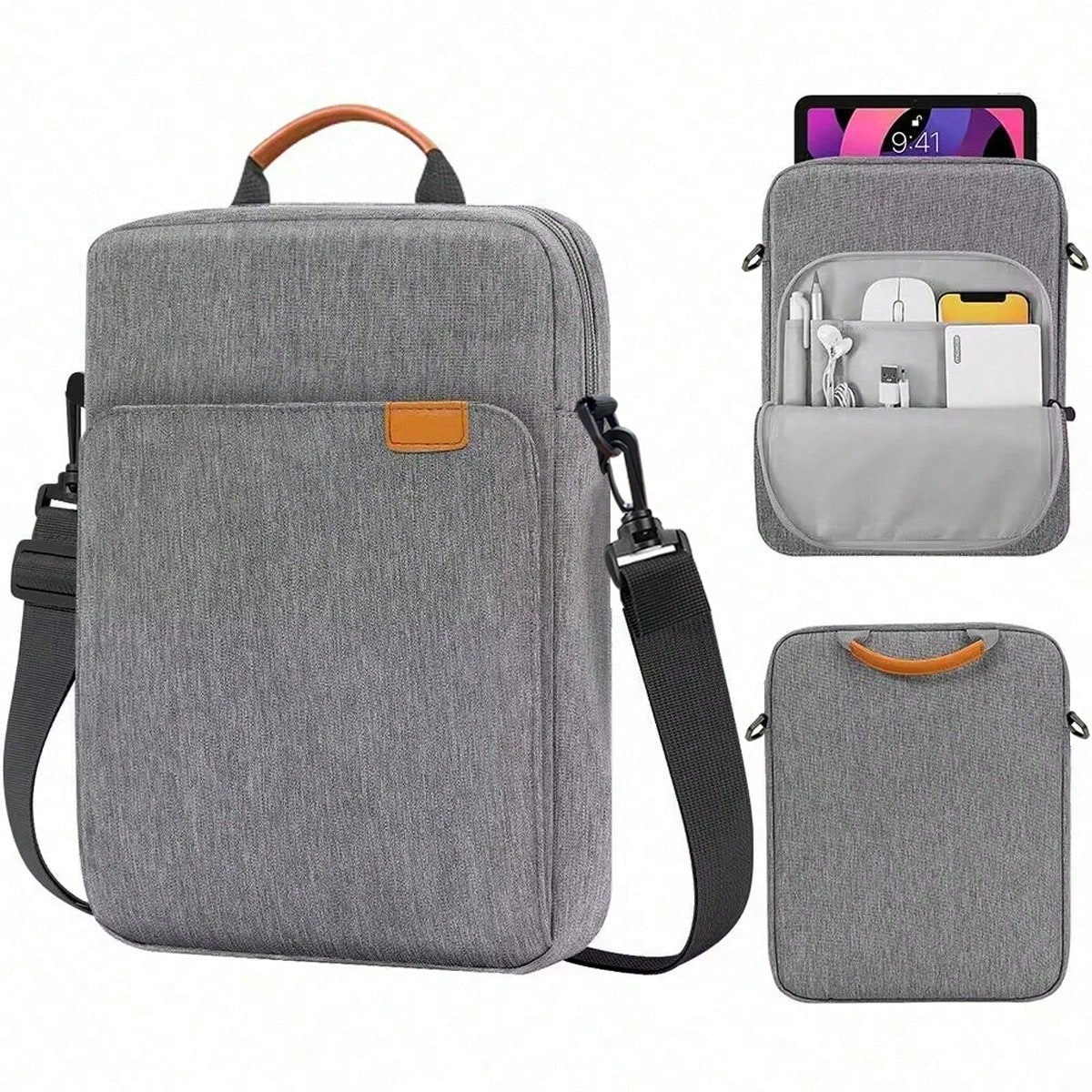 11" Tablet Sleeve Case With Shoulder Strap – Compatible With IPad, Galaxy, Kindle & Android Tablets