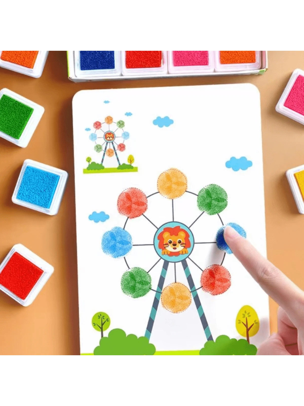 12/16/24/26 Color Washable Painting Inkpad Set, Suitable For Finger Painting, Surface Coating, DIY Graffiti, Artistic Creation, Watercolor Painting,School Supplies,Back To School