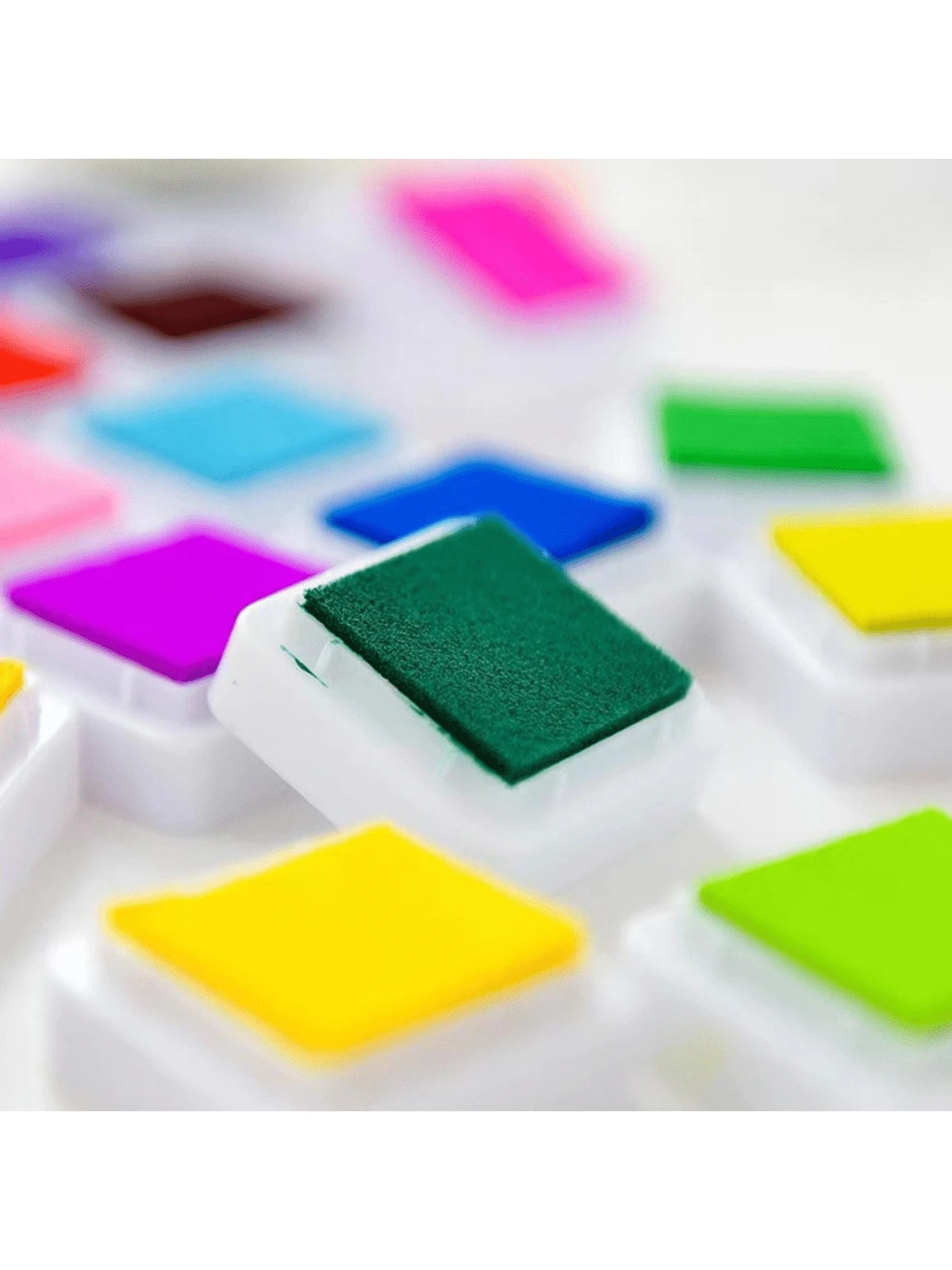 12/16/24/26 Color Washable Painting Inkpad Set, Suitable For Finger Painting, Surface Coating, DIY Graffiti, Artistic Creation, Watercolor Painting,School Supplies,Back To School