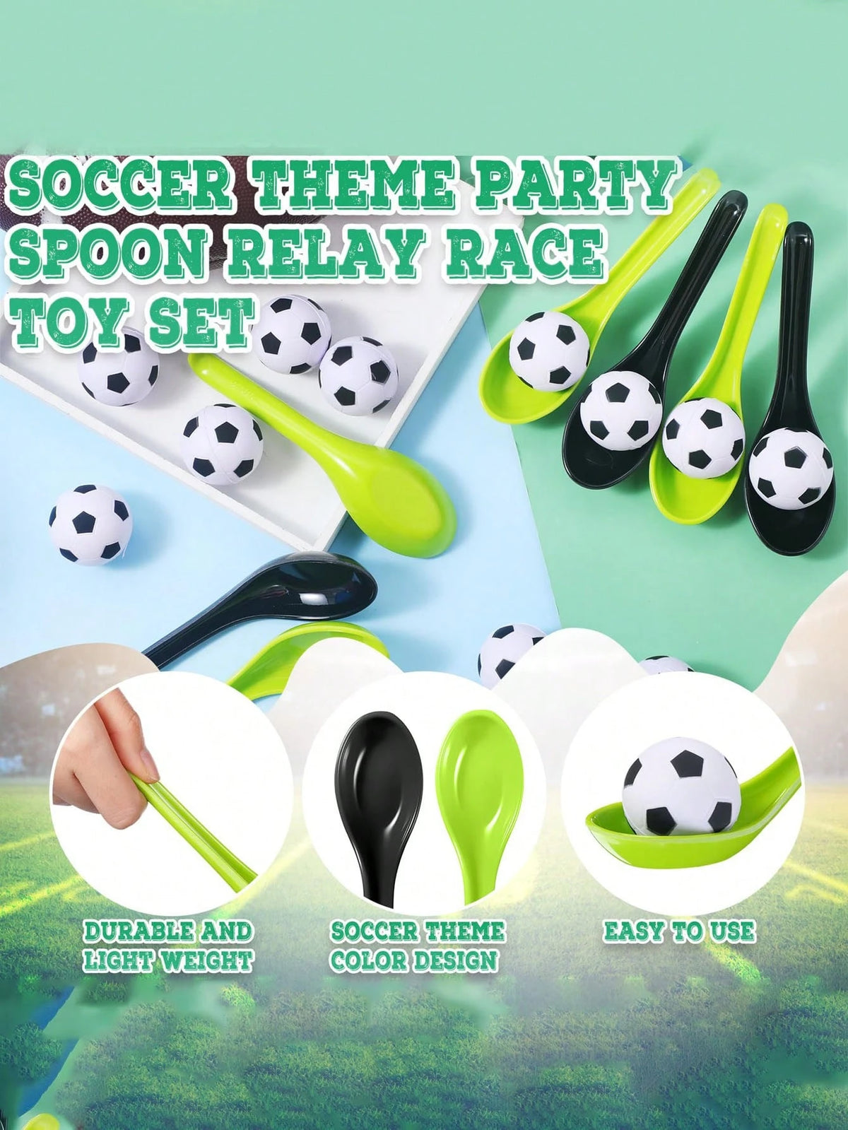 12/24pcs Football Party Game Set: Dribbling Relay Toys Set (Suitable For Teens And Adults), Includes Foam Footballs And Relay Games; Ideal As Party Supplies And Small Gifts For Sports Events, School P