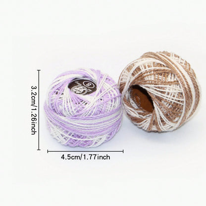 12 Colors Polyester Sewing Thread Balls Set, Bright Multi Color Thread For Hand Machine Sewing Clothes Repair Embroidery DIY Craft Gift