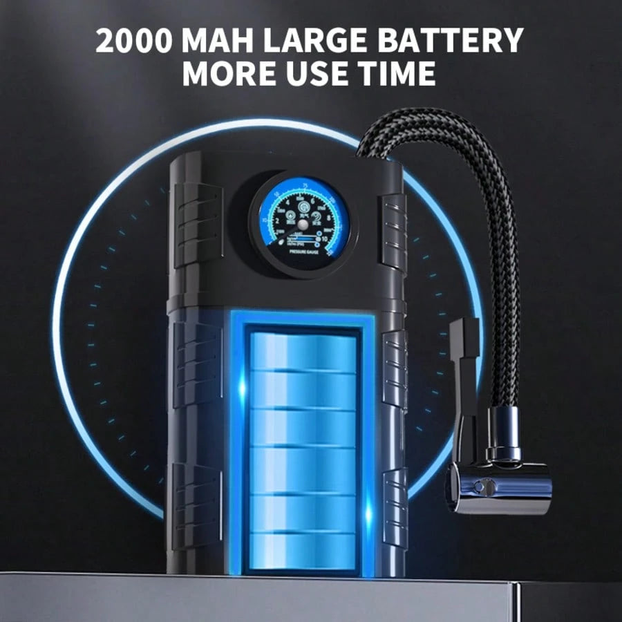 120 PSI Wireless Pionter Display Car Tire Air Pump Portable Air Compressor