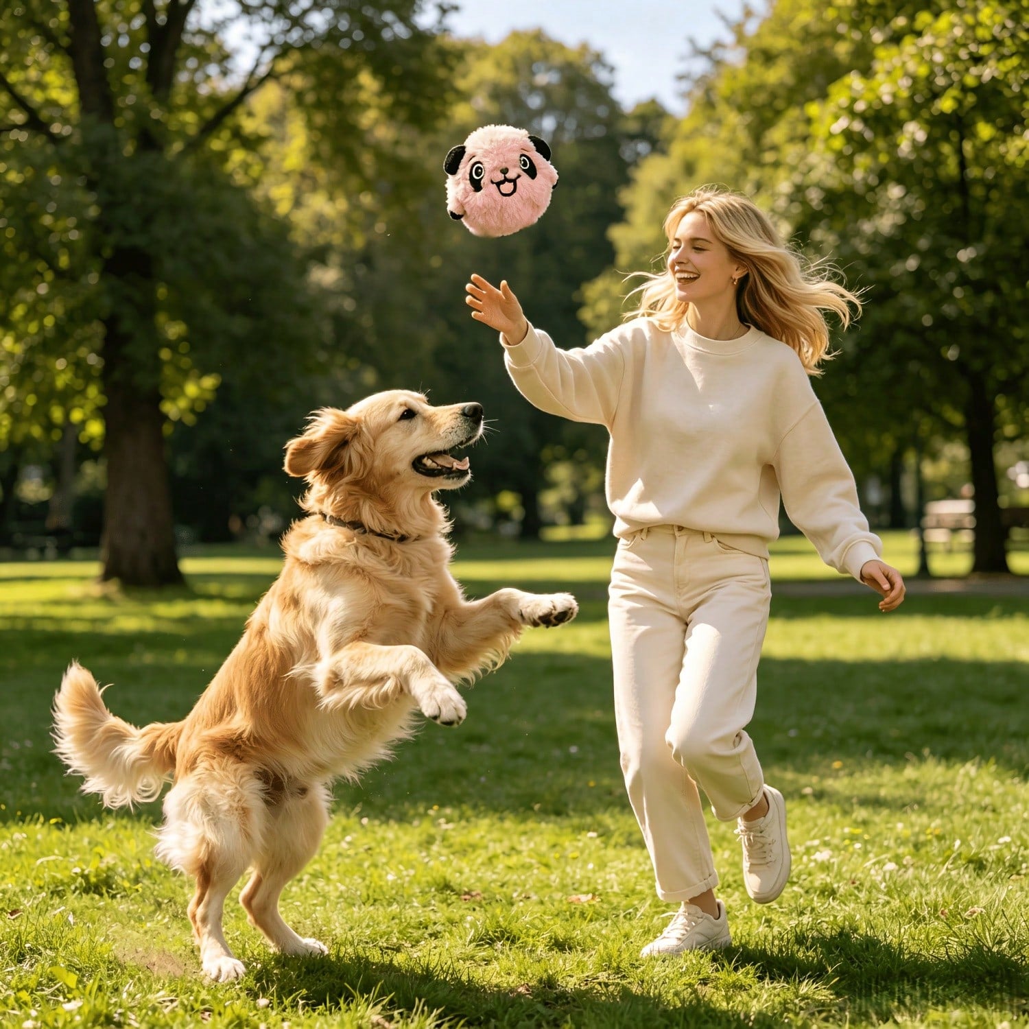 12pcs Squeaky Pet Toy Balls- Fun High Elasticity Interactive Sound Tennis Balls, Random Colors, Medium And Small Dog Teething Chew Training Toy Balls- Recommended For Pet Lovers, Pet Toys