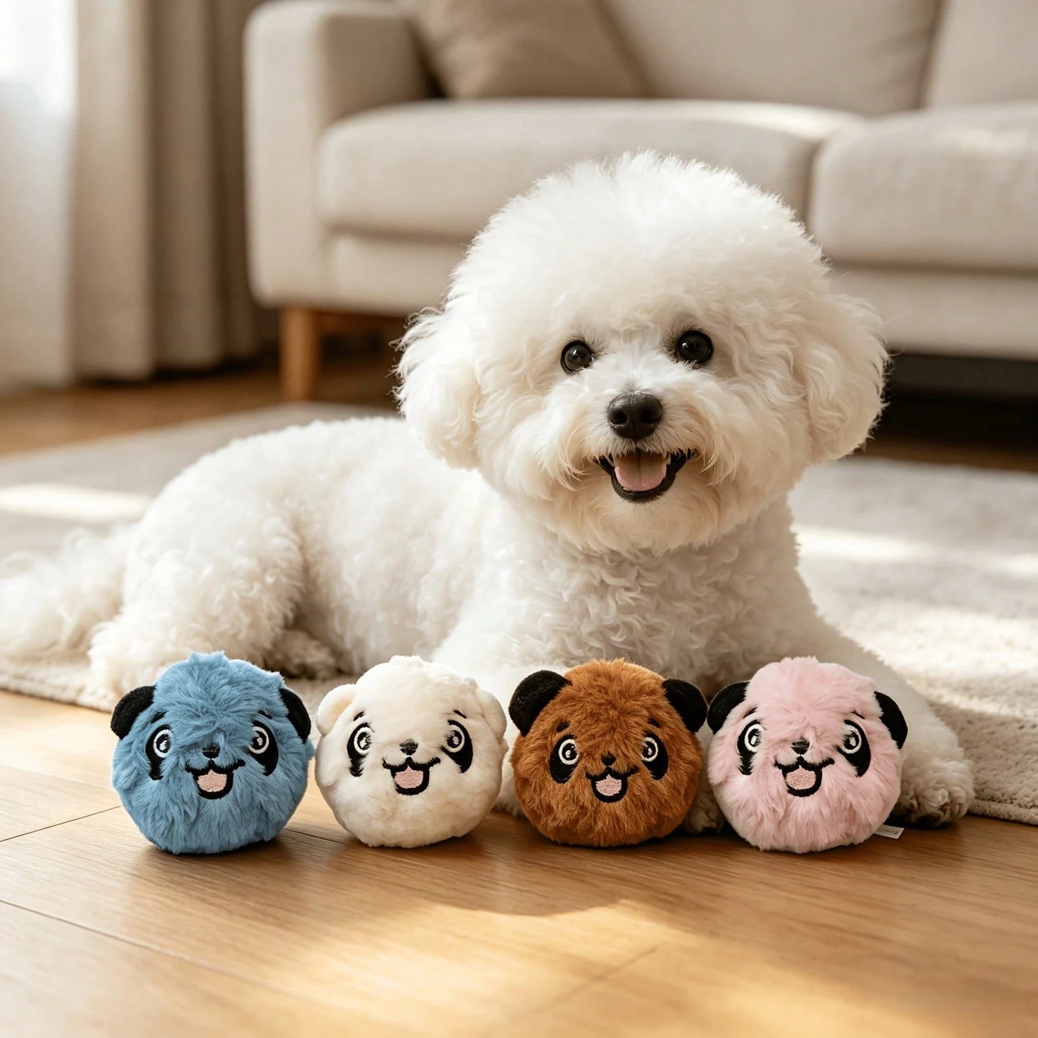 12pcs Squeaky Pet Toy Balls- Fun High Elasticity Interactive Sound Tennis Balls, Random Colors, Medium And Small Dog Teething Chew Training Toy Balls- Recommended For Pet Lovers, Pet Toys