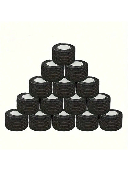 15/30-Piece Elastic Self-Adhesive Sports Bandages- Versatile For Finger, Ankle, Wrist, Waist, Knee & Elbow Protection(No Box)