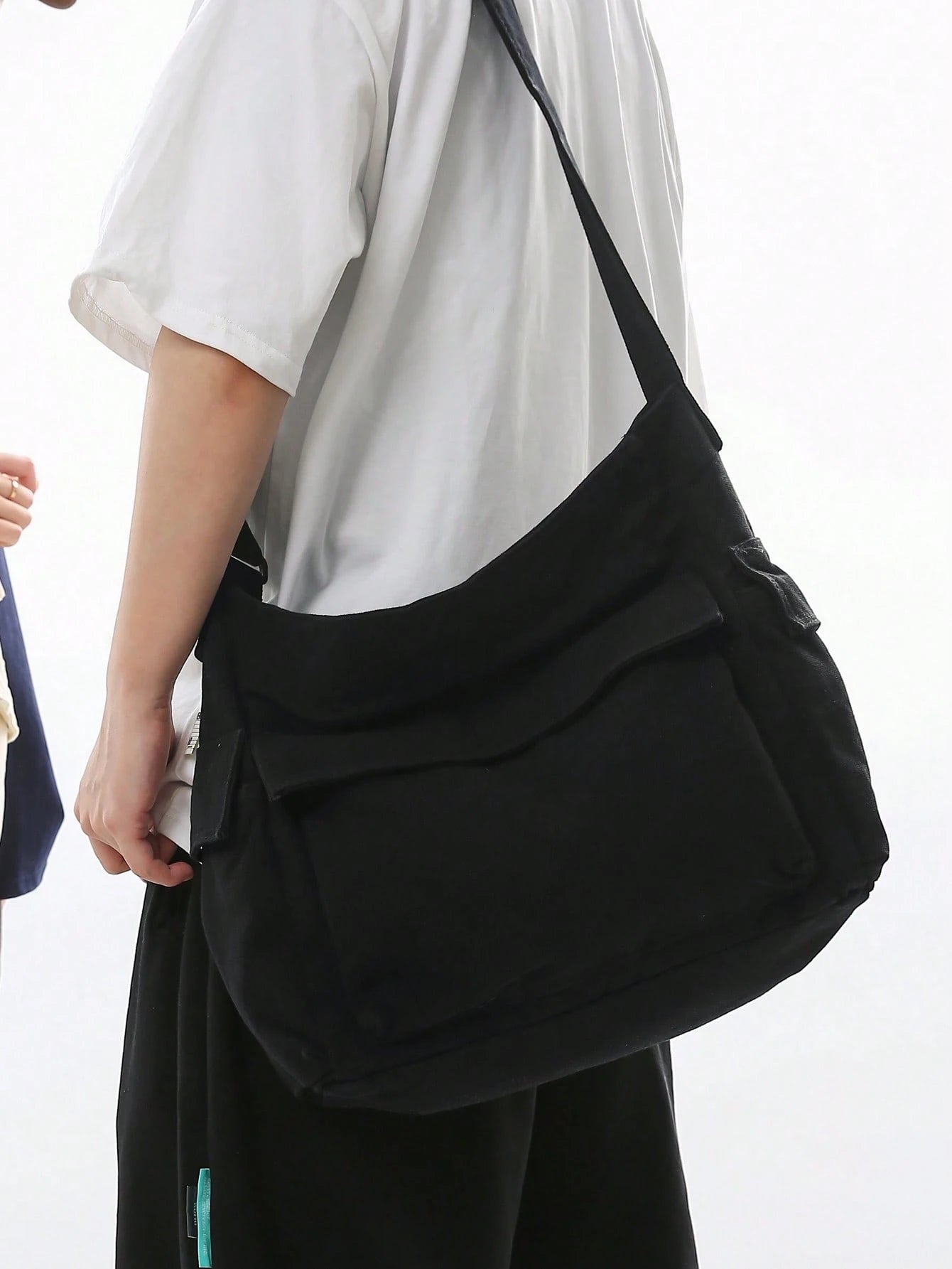 15.6 Inch Laptop Backpack For Men, Multi-Compartment Nylon Letter Print Lightweight Backpack, Large Capacity Travel Bag, Convenient Commuter Daypack, Suitable For Students, Business, Travel, Outdoor