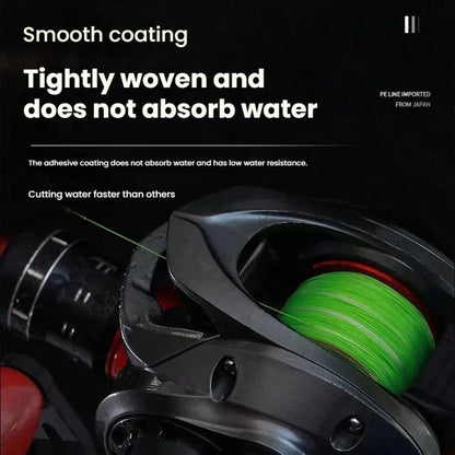 150m/492ft Super Strong Fishing Line, 8-Strand Multifilament PE Anti-Abrasion Braided Line, 10 20 30 40 80 LB For Smooth Long Casting