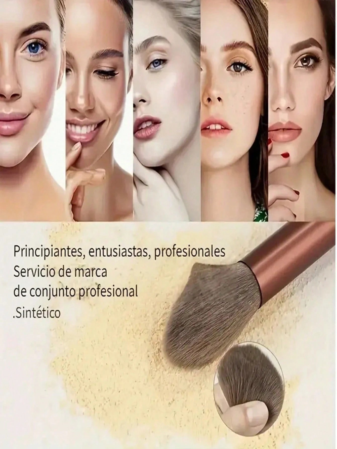 15pcs Makeup Brush Set, Includes 2pcs Brown Triangle Powder Puffs, Soft And Fitting, Also 13pcs Makeup Brush Set, Blush, Liquid Lipstick, Eyebrow Pencil, Lip Gloss, Concealer, Eyeshadow, Highlighter