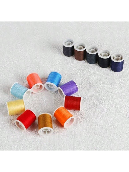 15pcs/Set Multicolor Vibrant Sewing Threads, Sewing Supplies