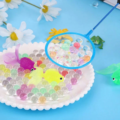 16pcs Realistic Soft Rubber Goldfish Toys, Suitable For Indoor/Outdoor Water Games, Summer Party Decor & Supplies, No Battery Required (Random Colors)
