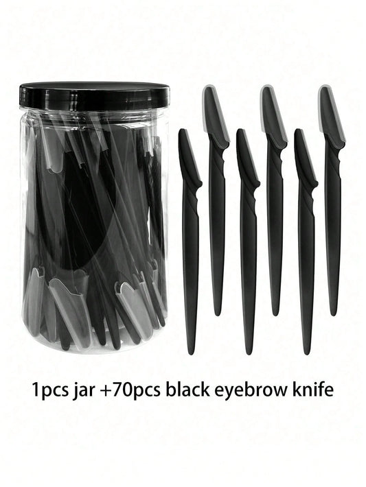 170pcs Set + Storage Box, Includes Multi-Color Eyebrow Trimmer & Shaver Kit, Eyebrow Trimmer & Shaver, Cosmetics, Affordable Price, Room Decor, Vanity, Travel, Bedroom, Makeup Accessories, Eyebrow Raz