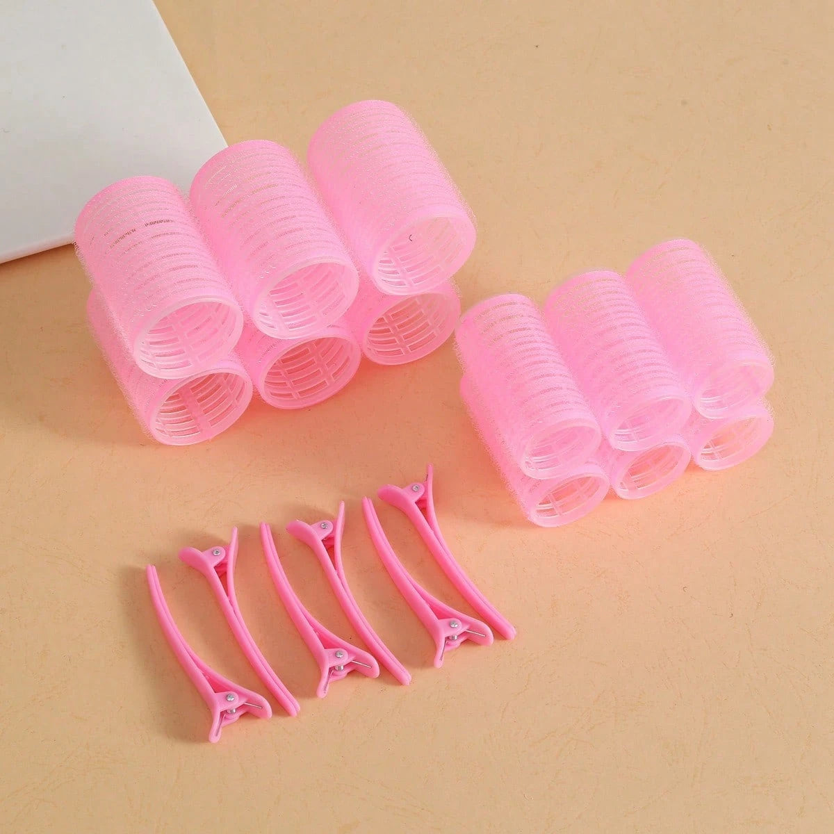 18pcs/36pcs Set Large Hair Curlers With Clips, Self-Adhesive Hair Rollers, Suitable For Long/Medium/Short Hair And Bangs, DIY Curling Tools, Hair Curlers, Curling Brushes, Hair Rollers, Curling Produc