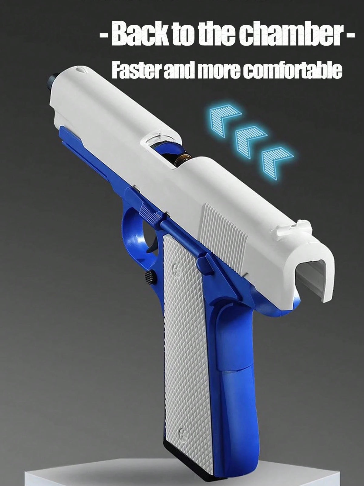 1911 Manual Ejection Toy Gun, 10 Soft Bullets, 8 Cartridges, 1 Shooting Practice Game, Handgun Model, Birthday Gift (This Product Has Two Options: With Text And Without Text, Randomly Sent, Some Acces