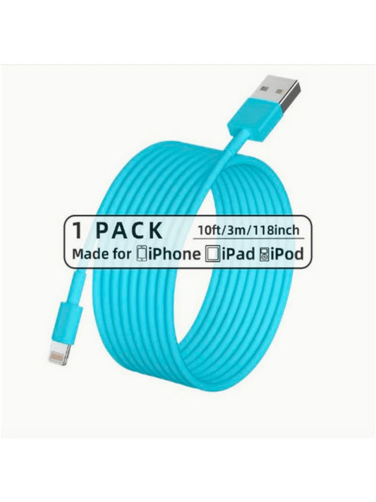 1m/2m/3m Extra Long Charging Cable Compatible With Iphone, Multi-Color Options, Support Fast Charging & High-Speed Data Sync, USB Data Cable Compatible With IPhone 14/13/12/11 Pro Max/Mini/XS Max/XR/X