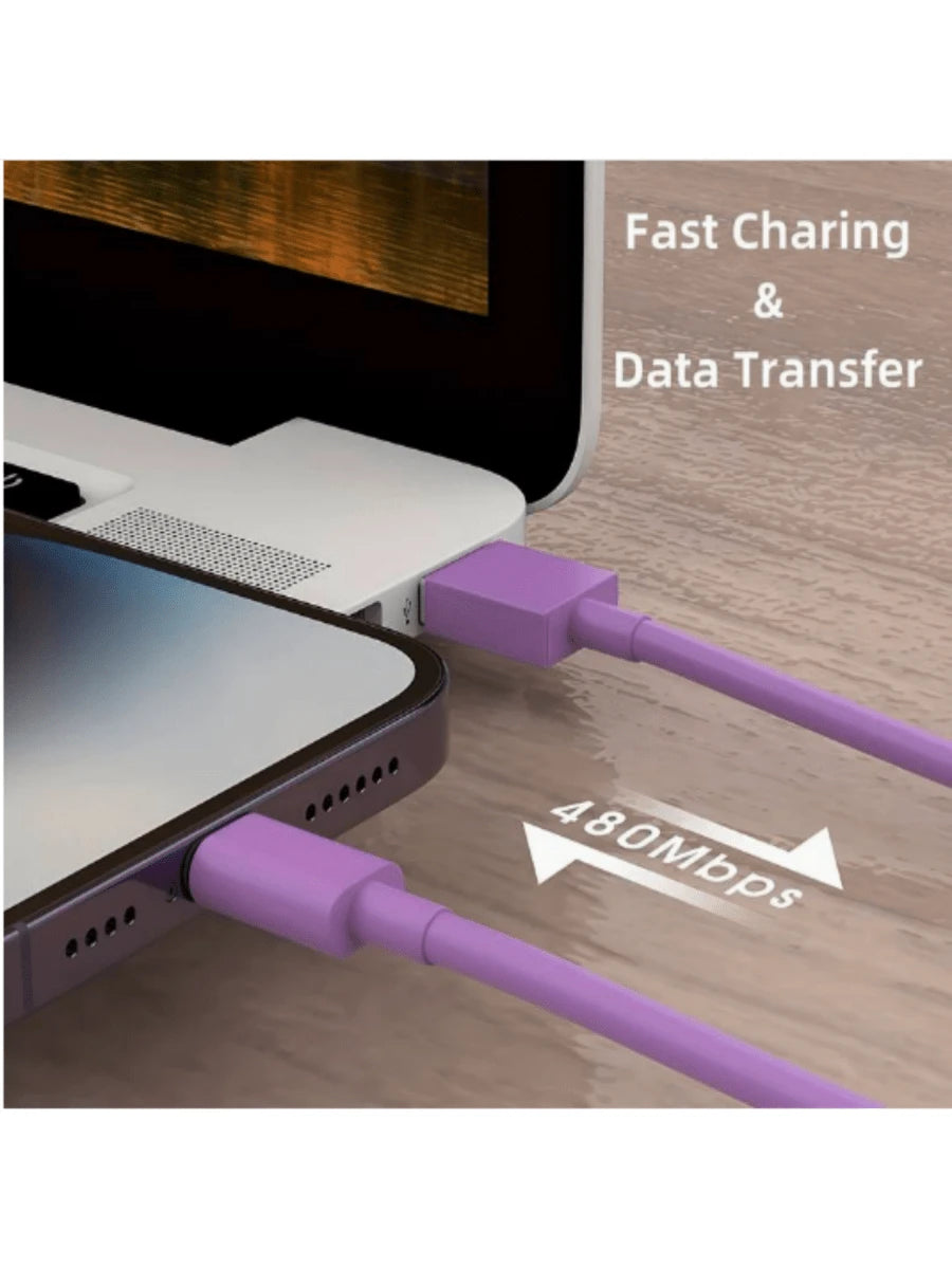 1m/2m/3m Extra Long Charging Cable Compatible With Iphone, Multi-Color Options, Support Fast Charging & High-Speed Data Sync, USB Data Cable Compatible With IPhone 14/13/12/11 Pro Max/Mini/XS Max/XR/X
