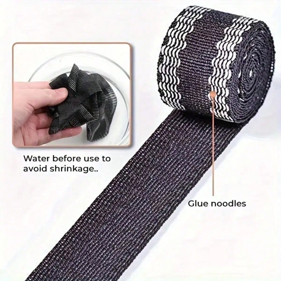 1pc 10M/32.81ft Fusible Web Tape, Iron-On Hem Tape For Pants Hem, Self-Adhesive Fabric Tape For Trousers, Jeans, Clothing