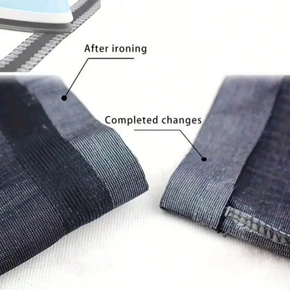 1pc 10M/32.81ft Fusible Web Tape, Iron-On Hem Tape For Pants Hem, Self-Adhesive Fabric Tape For Trousers, Jeans, Clothing
