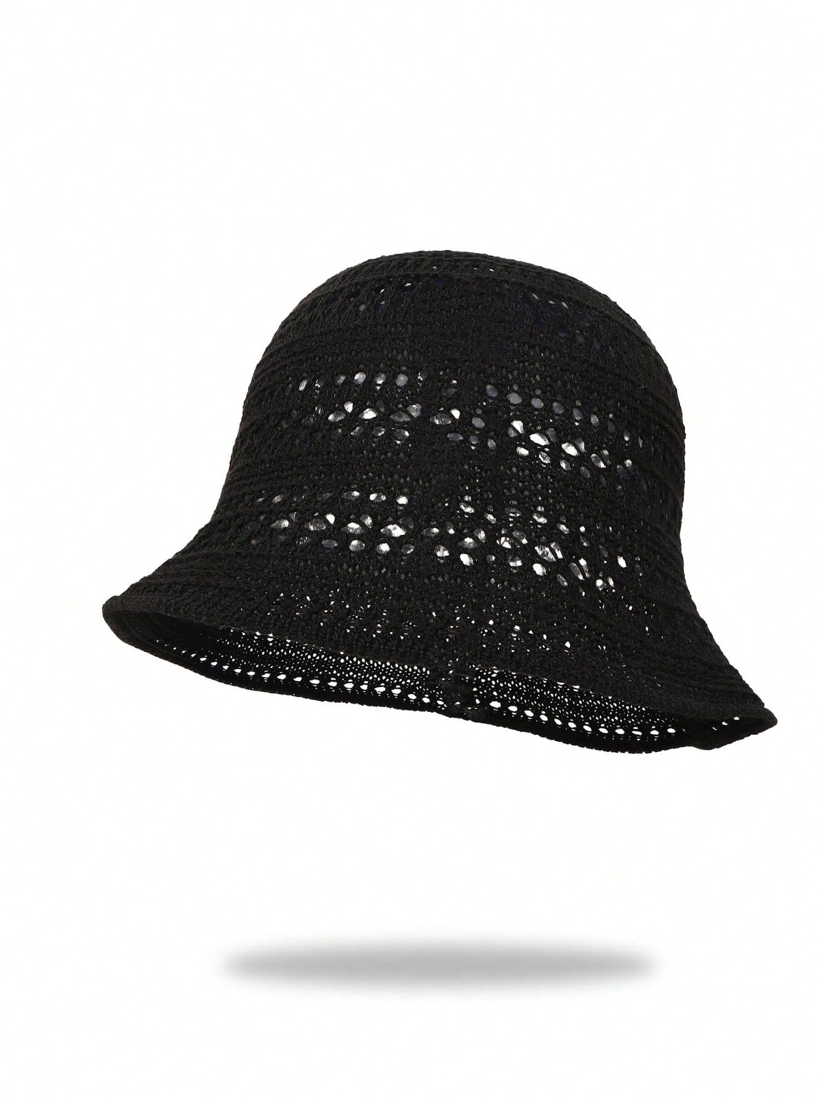 1pc 2026 New Summer Women's Hollow Out Sun Hat, Breathable Thin Fashion Design, Bohemian Style Vacation Hat, Suitable For Shopping, Travel, Outdoor Wear Bucket Hat
