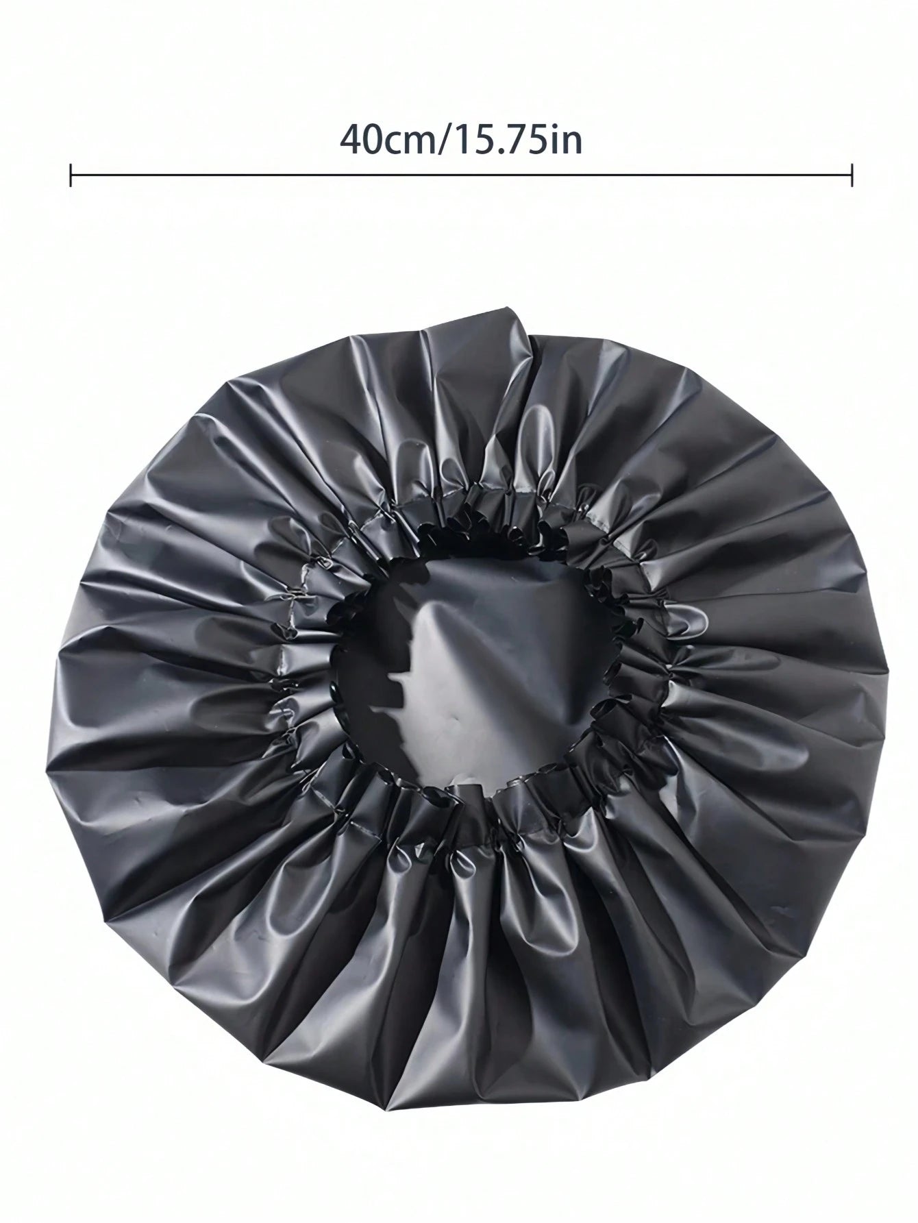 1PC/2Pcs/3Pcs Large Size Waterproof Shower Cap- Women's Extra Wide Elastic Bath Cap, EVA Hair Protection For Bathroom Spa Travel, Summer Swim Accessory (Black/Patterns)