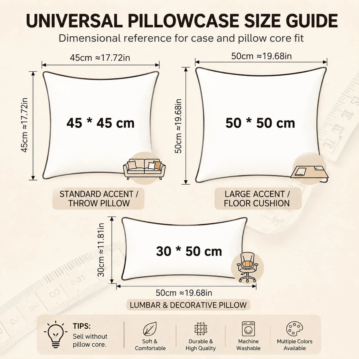 1pc/2pcs Fall Autumn Halloween Decor Tufted Pumpkin Throw Pillow Cover, Farmhouse Tassel Corner Embroidered Cushion Case, Hidden Zipper, Thanksgiving Trick Or Treat Decorative Pillowcase (No Insert) F