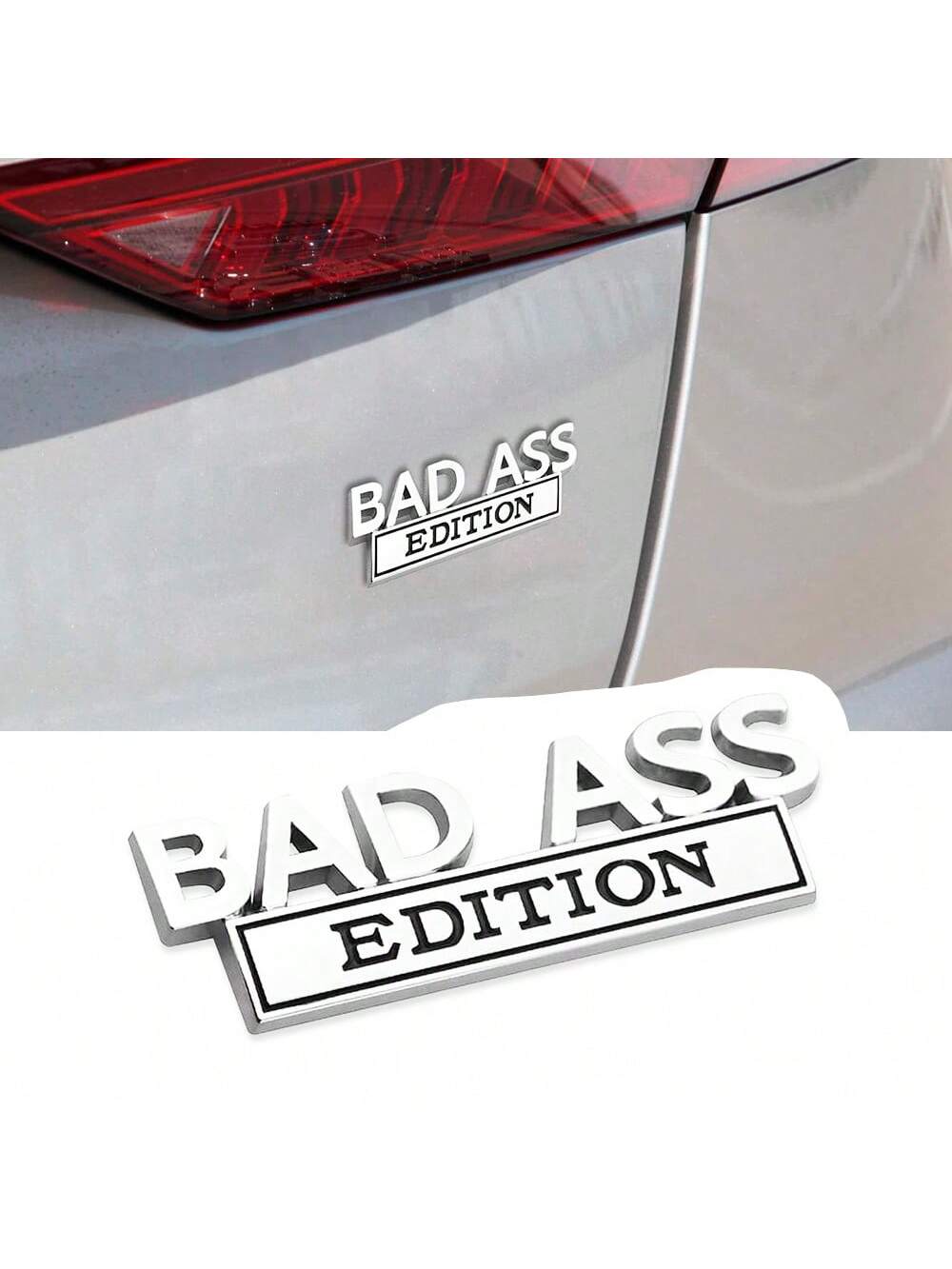 1pc 3D Car Logo Emblem Sticker, Suitable For Placement On Car Rear Windshield, Front Grille, Hood, Trunk And Compatible With Motorcycles, SUVs And Trucks