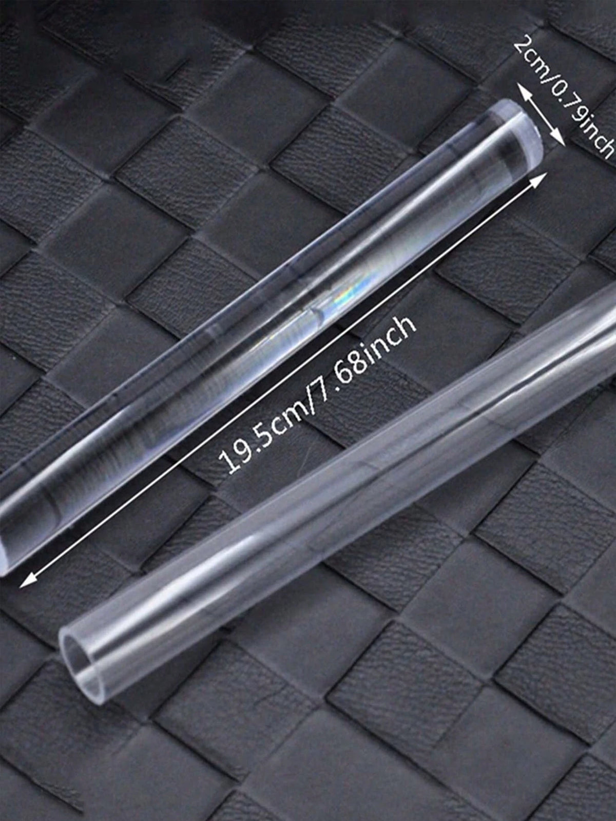 1PC Acrylic 19.5cm Solid \ Hollow Clay Acrylic Rolling DIY Modelling Clay Tools Pottery Porcelain Tool Handmade Art Clay Extruder Craft Tools Craft Accessories