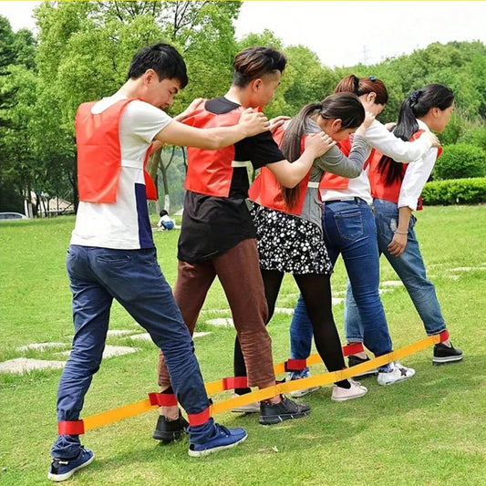 1pc Adjustable Non-Slip Team Building Footprint Game Equipment, Suitable For Garden, Outdoor Party, Anniversary, Team Building, Sports Activities And Picnic Outdoor Games