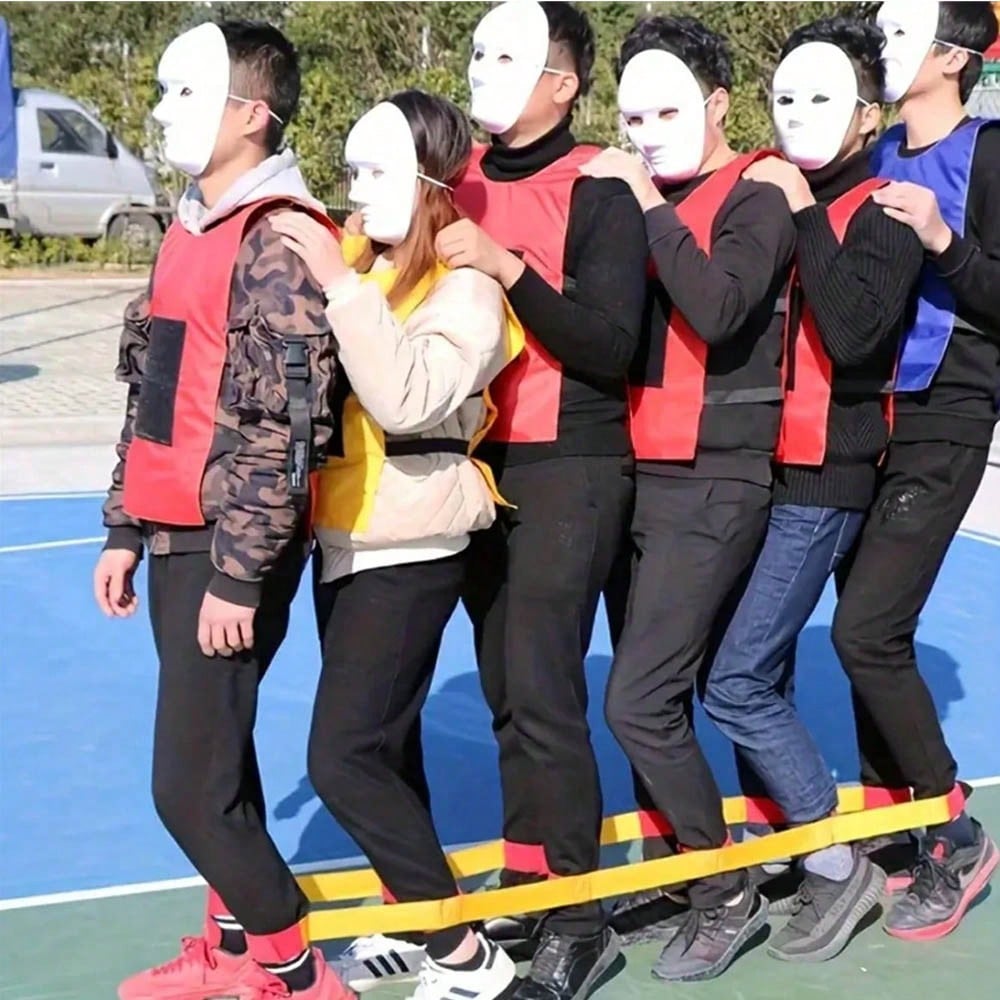 1pc Adjustable Non-Slip Team Building Footprint Game Equipment, Suitable For Garden, Outdoor Party, Anniversary, Team Building, Sports Activities And Picnic Outdoor Games
