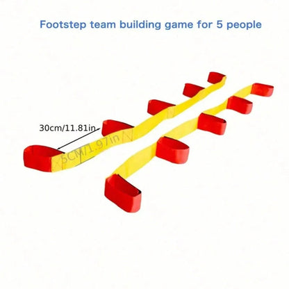 1pc Adjustable Non-Slip Team Building Footprint Game Equipment, Suitable For Garden, Outdoor Party, Anniversary, Team Building, Sports Activities And Picnic Outdoor Games