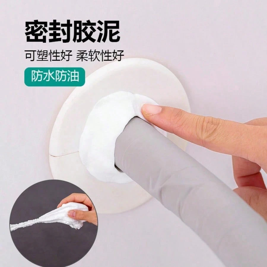 1pc Air Conditioner Vent Blocker Putty, Hole Sealing Putty, Sealing Mud, Drain Pipe Odor Proof Rubber Putty, Waterproof Sealing Glue