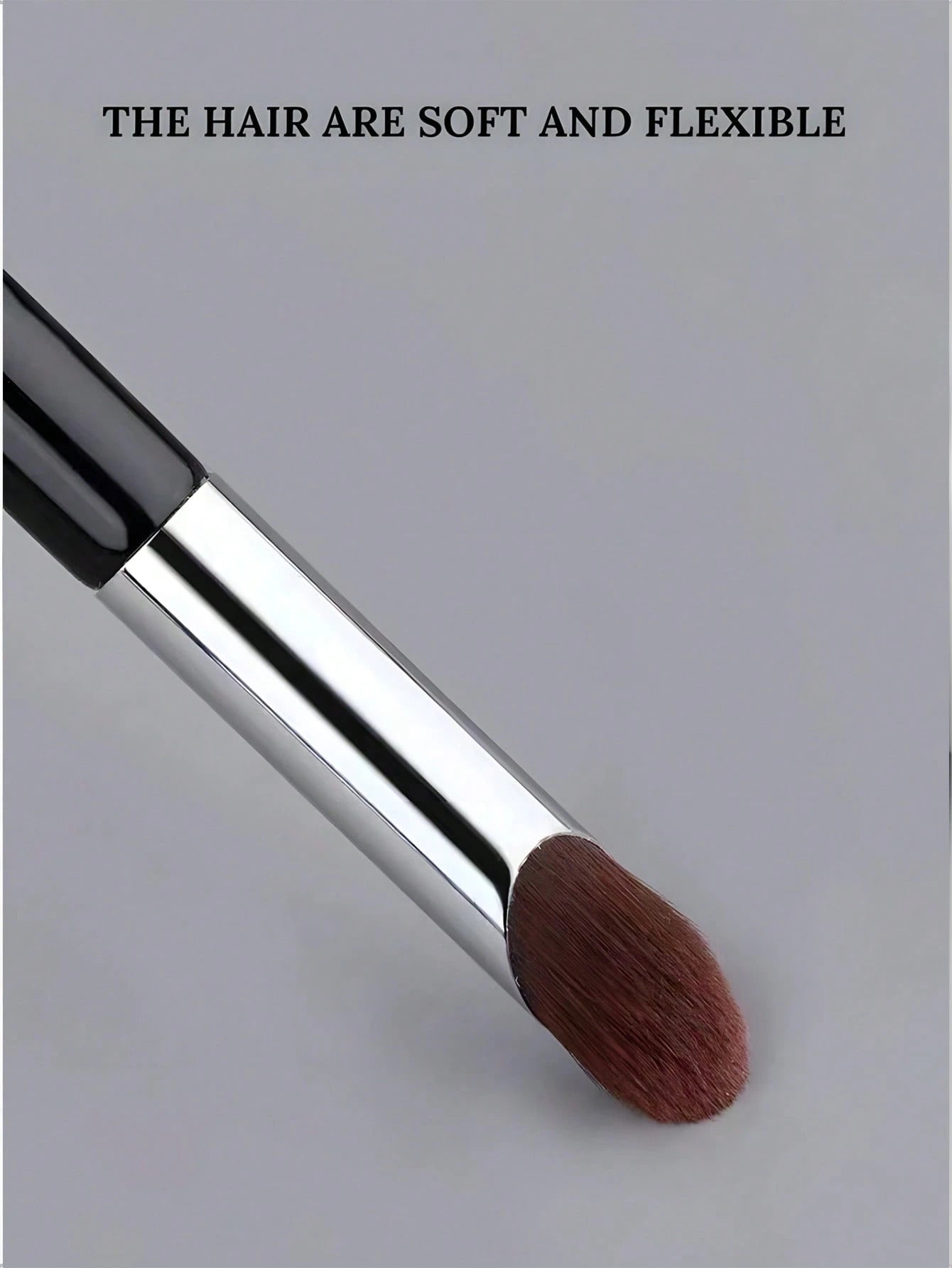 1pc Angled Concealer Brush, Precise Fingertip Concealer Makeup Brush, Slanted Round Tip Design For Easier Makeup. Firm And Soft Bristles, Won't Harm Your Face, Foundation Brush, Concealer Brush, Blush