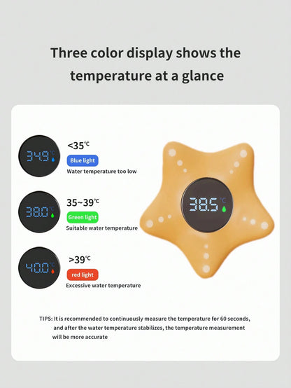 1pc Baby Tub Water Thermometer Digital Water Temperature Thermometer Thermometer Sea Otter Floating For Infant Toddler Pool With Temperature Warning