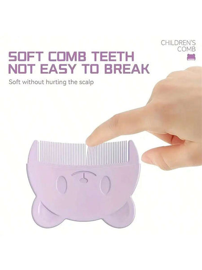 1pc Bear Shaped Infant Comb, Cradle Cap Remover, Multiple Colors Available