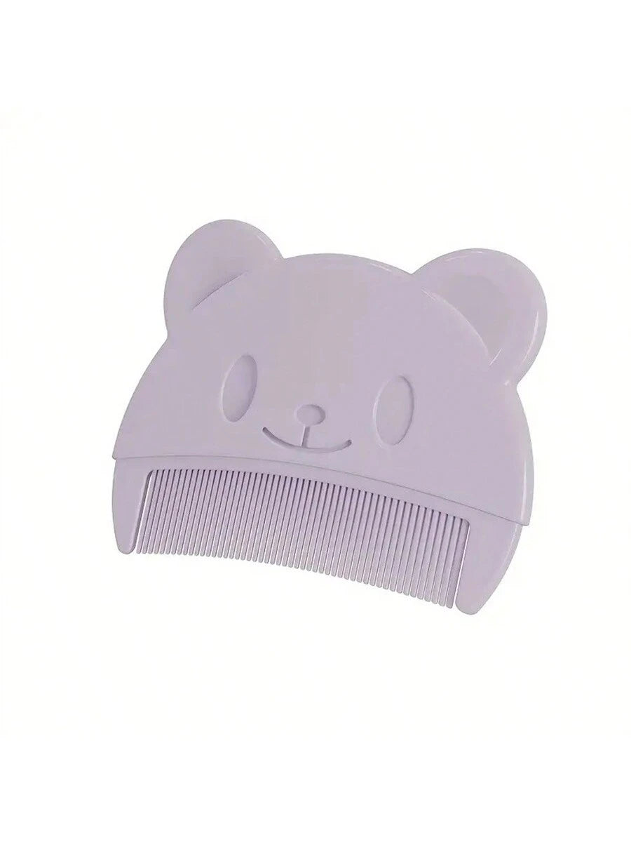 1pc Bear Shaped Infant Comb, Cradle Cap Remover, Multiple Colors Available