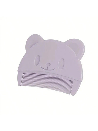 1pc Bear Shaped Infant Comb, Cradle Cap Remover, Multiple Colors Available