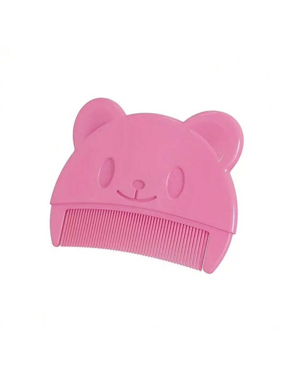 1pc Bear Shaped Infant Comb, Cradle Cap Remover, Multiple Colors Available