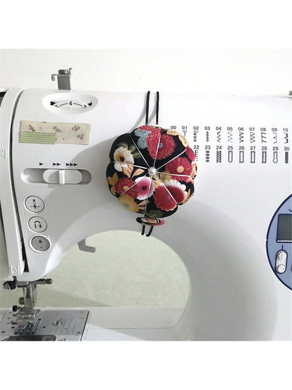 1pc Beautiful Flower Pattern Sewing Pin Cushion Sewing Accessories Sewing Pin Cushion Needle Cushion Needle Pillow Wrist Pin Cushion